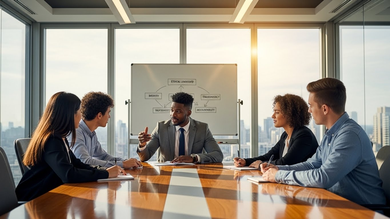 A principled leader building trust through integrity and consistency